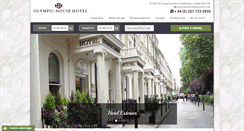 Desktop Screenshot of olympichousehotel.co.uk