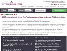 Tablet Screenshot of olympichousehotel.co.uk